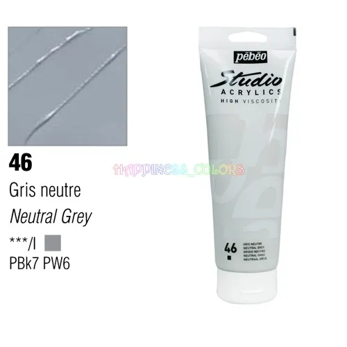Studio Acrylic 100 Ml - Neutral Grey - 46