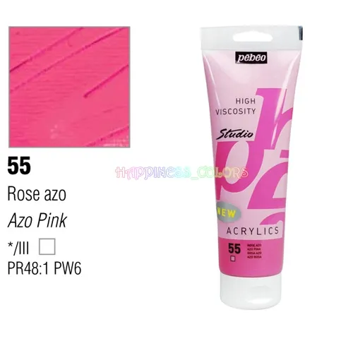 Studio Acrylic 100 Ml - Azo Pink - 55