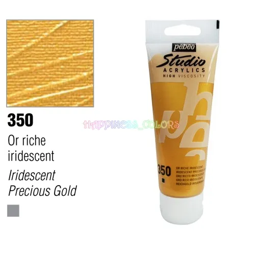 Studio Acrylic 100 Ml  - Metallic - Precious Gold - 350