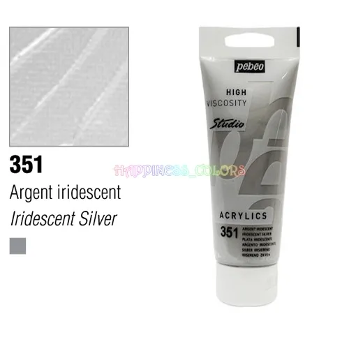 Studio Acrylic 100 Ml  - Metallic - Silver - 351