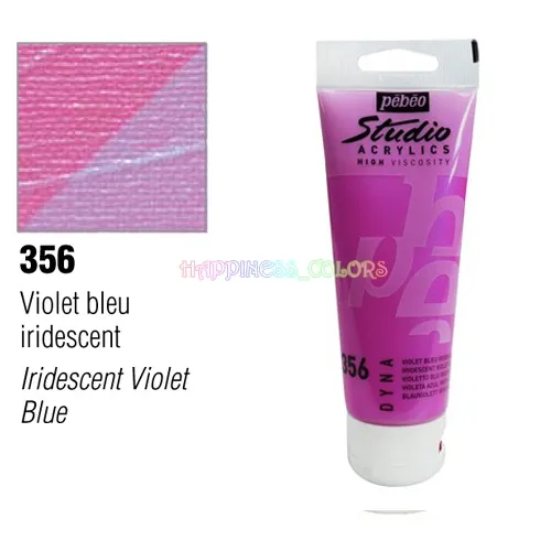 Studio Acrylic 100 Ml  - DYNA - Iridescent Violet Blue - 356
