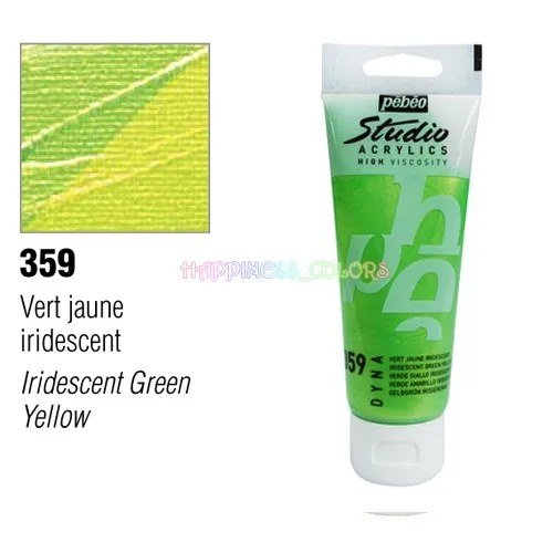 Studio Acrylic 100 Ml  - DYNA - Iridescent Green Yellow - 35