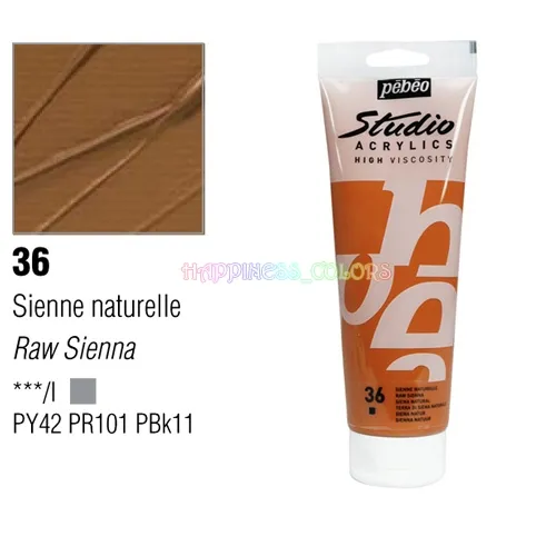 Studio Acrylic 100 Ml - Raw Sienna - 36