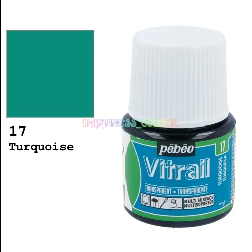 17 - Vitrail - Turquoise - 45 ml