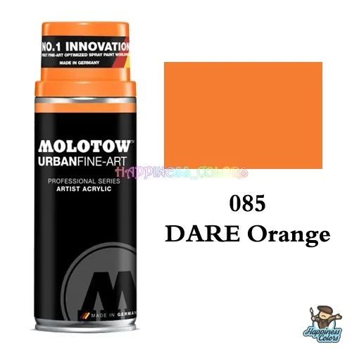 UFA Artist Acrylic Spray 400ML - DARE orange