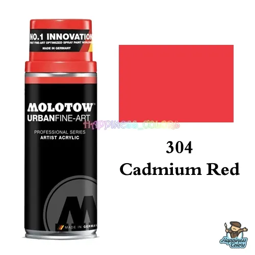 UFA Artist Acrylic Spray 400ML - Cadmium Red