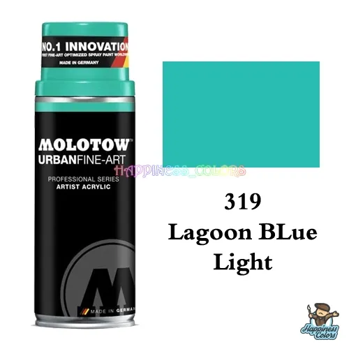 UFA Artist Acrylic Spray 400ML - Lagoon Blue Light
