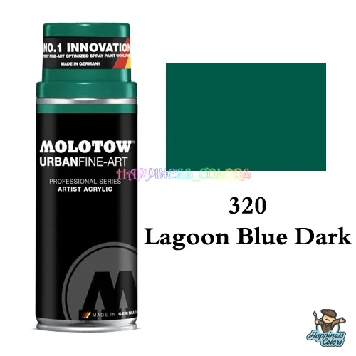 UFA Artist Acrylic Spray 400ML - Lagoon Blue Dark