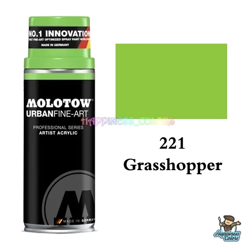 UFA Artist Acrylic Spray 400ML - Grasshoppe