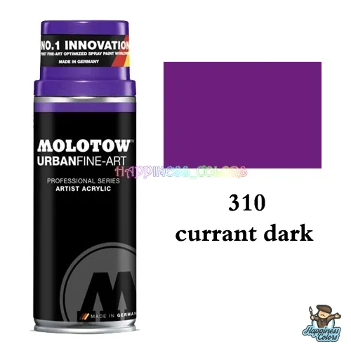 UFA Artist Acrylic Spray 400ML - Currant Dark