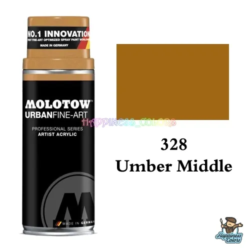 UFA Artist Acrylic Spray 400ML - Umber Middle 