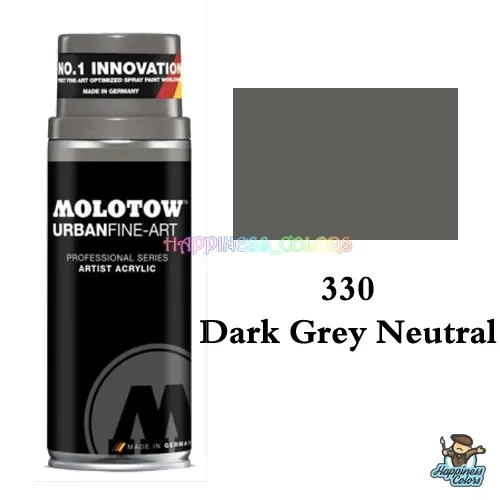 UFA Artist Acrylic Spray 400ML - Dark Grey Neutral