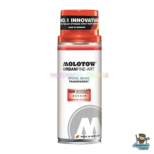UFA Fine Art Spray 400ML - Traffic Red Transparent