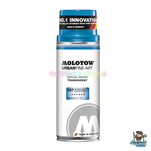 UFA Fine Art Spray 400ML - Shock Blue Transparent