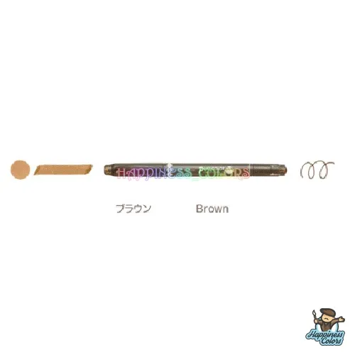 قلم التنقيط برأسين - بني