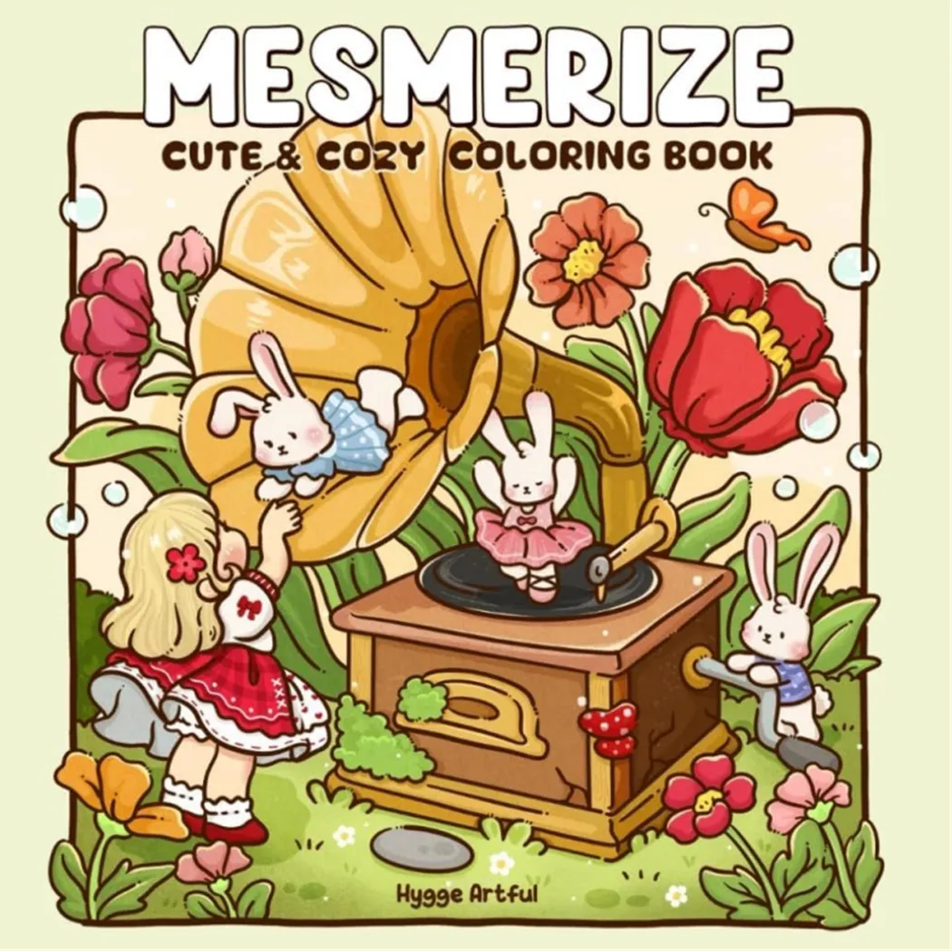 كتاب Mesmerize Cute and Cozy Coloring Book الجزء الأول