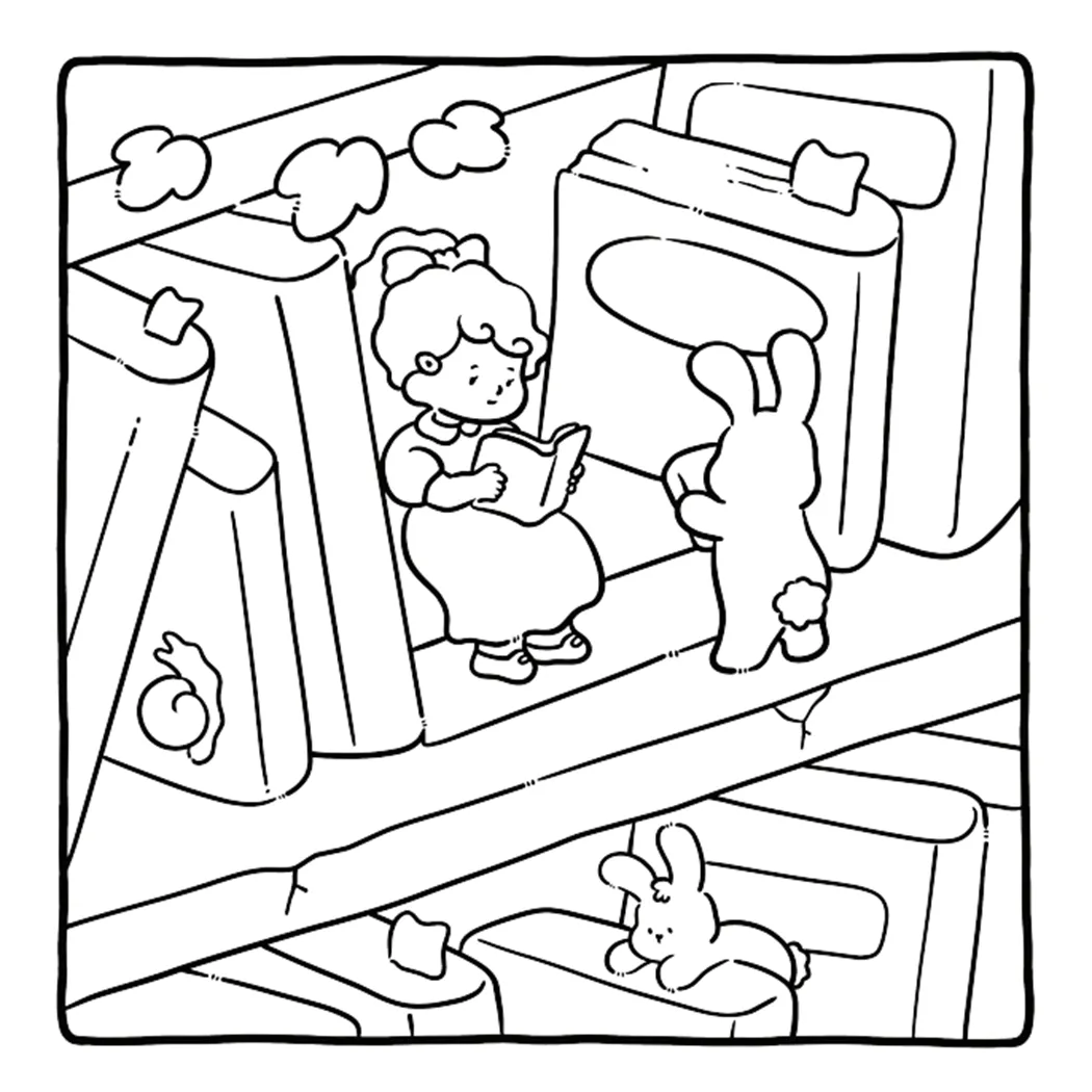 كتاب Mesmerize Cute and Cozy Coloring Book الجزء الثاني