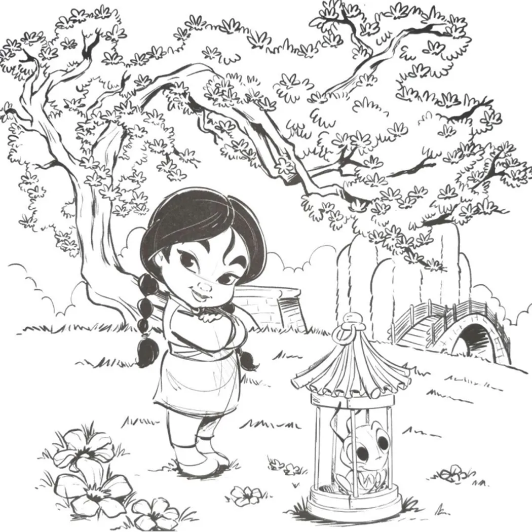 كتاب التلوين Adorables Petites Poupees