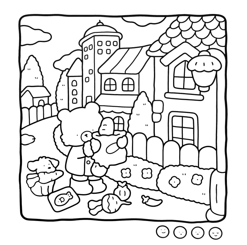 كتاب التلوين The Cozy Collection
