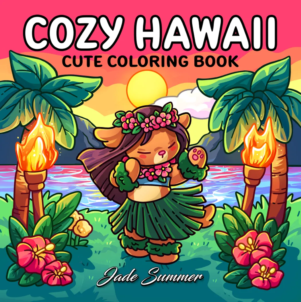 كتاب التلوين Cozy Hawaii