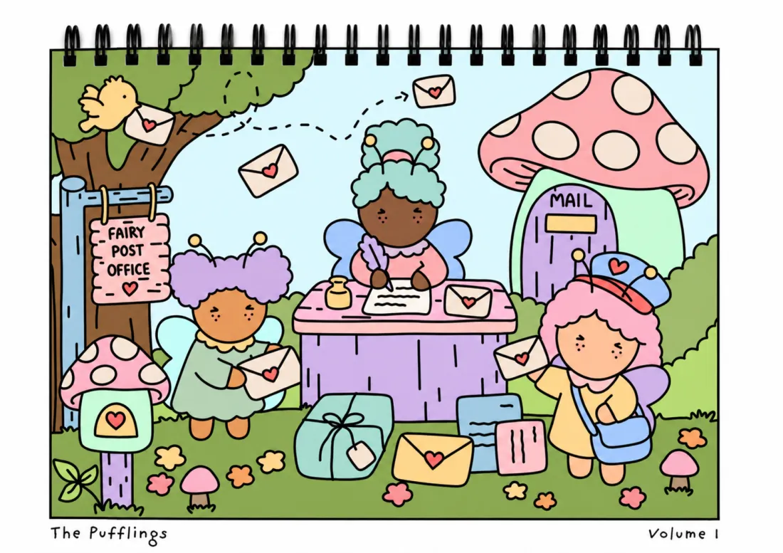 كتاب التلوين The Pufflings الجزء الأول