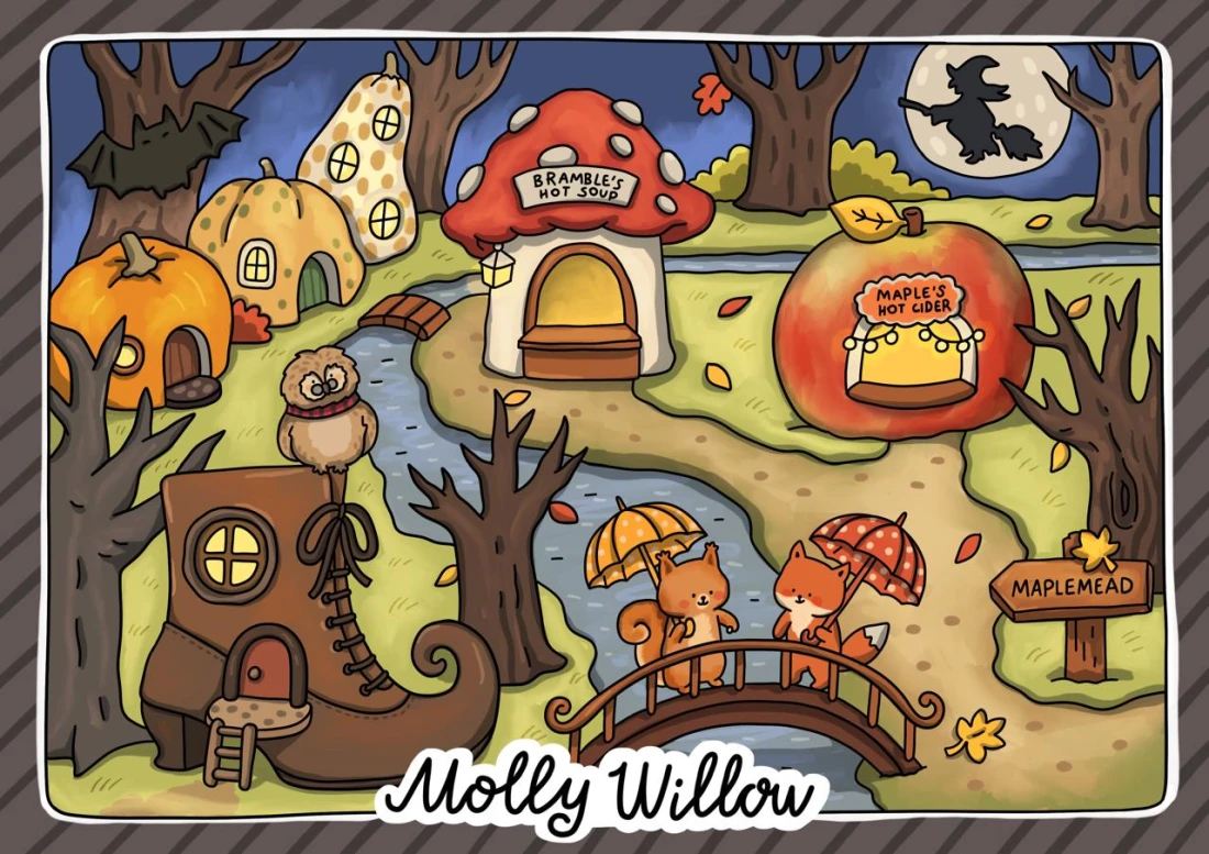 كتاب التلوين Molly Willow