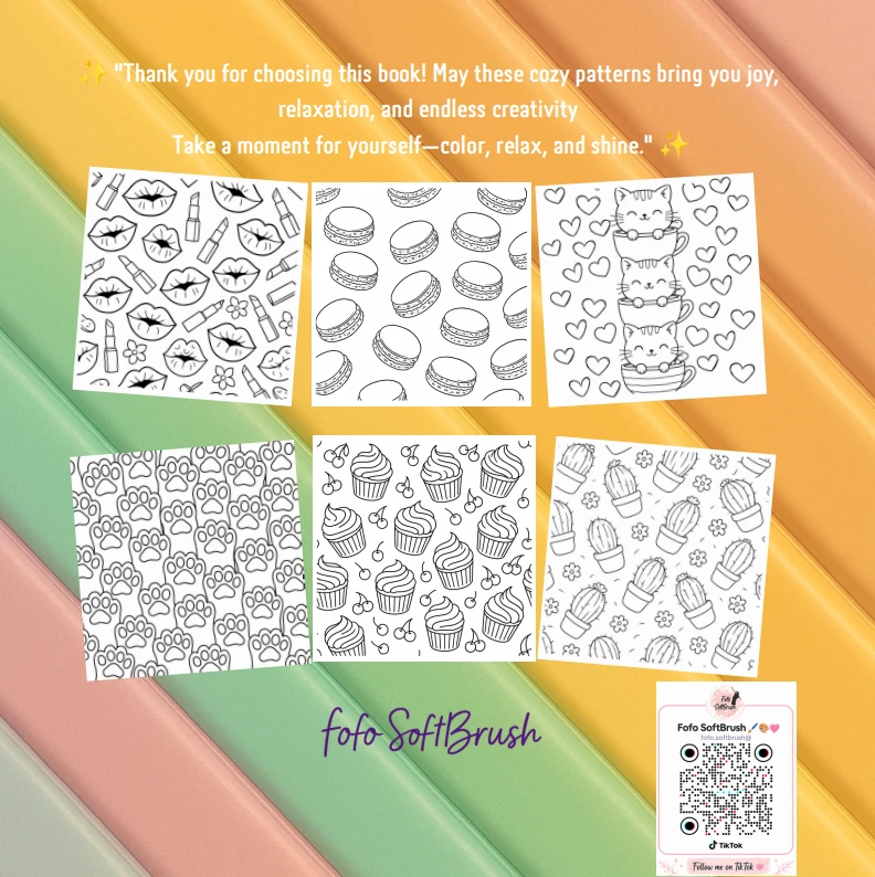 كتاب التلوين Sweet and Cozy Patterns