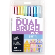 ألوان ماركر تومبو بروش باستل 10 ألوان
