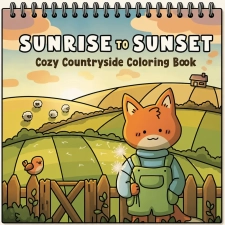 كتاب التلوين Sunrise to Sunset