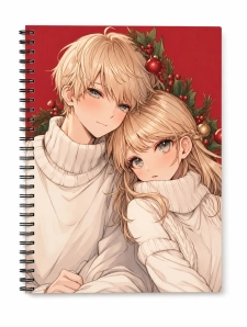 كتاب التلوين Anime Christmas Couples