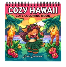 كتاب التلوين Cozy Hawaii
