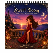 كتاب التلوين Sweet Bloom
